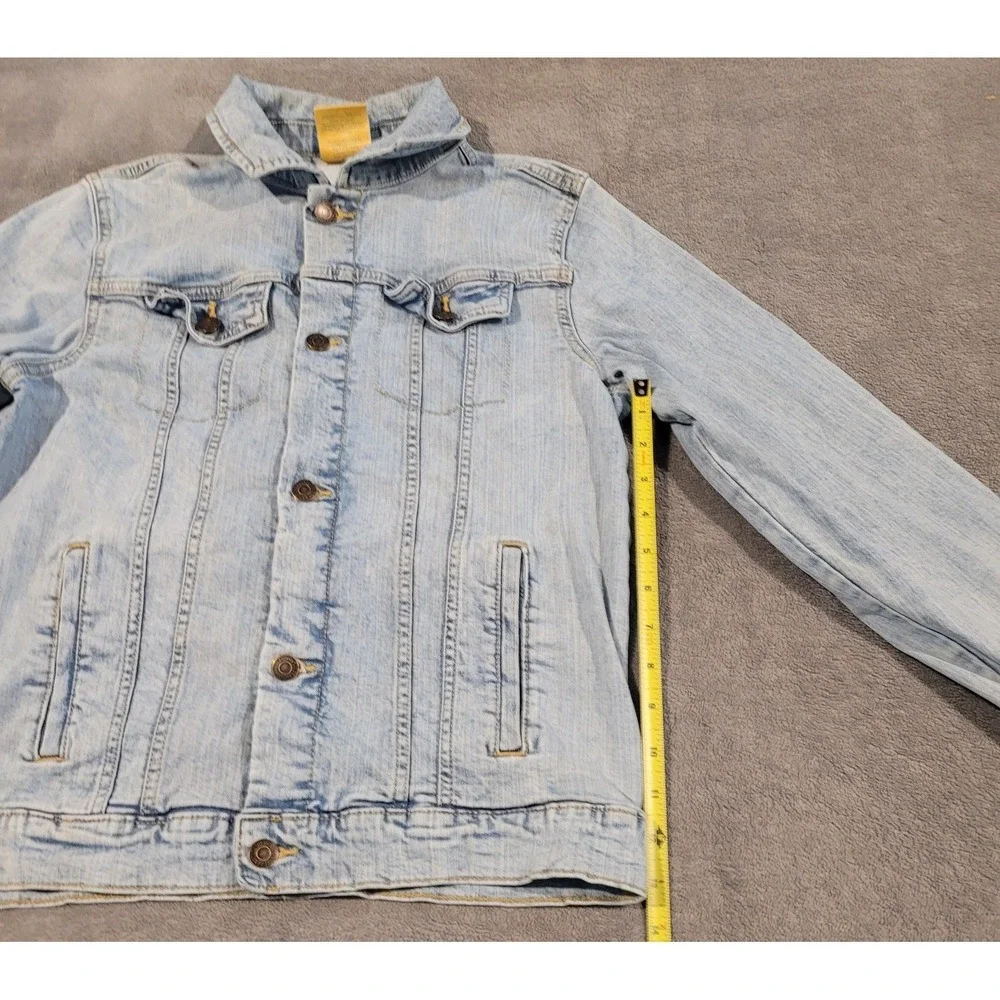 Thereabouts Girls/Boys Light Wash Denim Jacket Size L (14-16) Recycled Cotton